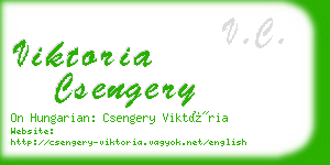 viktoria csengery business card